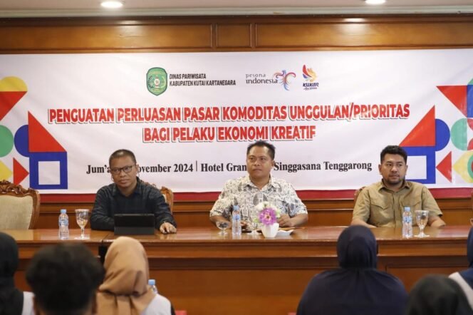 
 Dispar Kukar Gelar Penguatan Perluasan Pasar Komoditas Unggulan/Prioritas Pelaku Ekraf