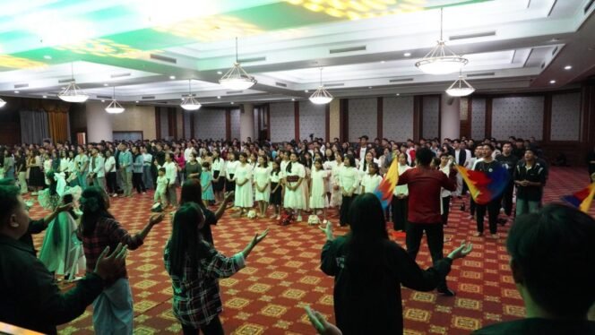 
 Rayakan Natal, Perkumpulan Pemuda Kristen Kukar Gelar Christmas Celebration Kukar Christian Youth