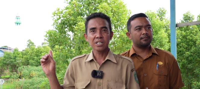 
 Masjid Sedang Tahap Pembangunan, Pemdes Sebelimbingan Sediakan Masjid Sementara
