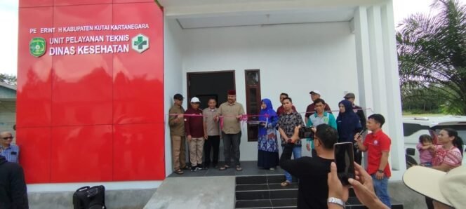 
 Bupati Kukar Resmikan Posyandu Desa Lamin Pulut